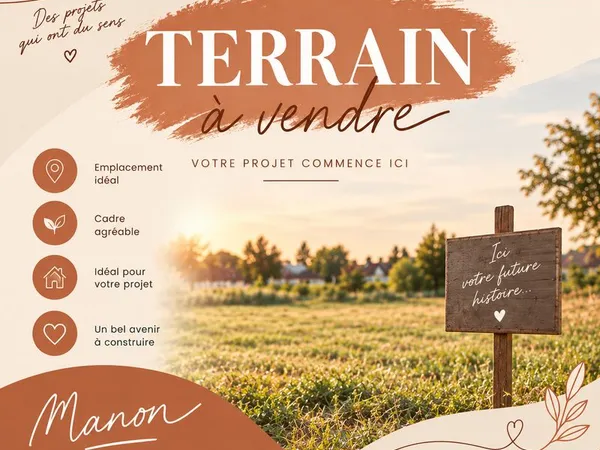 Terrain à bâtir proche bourg