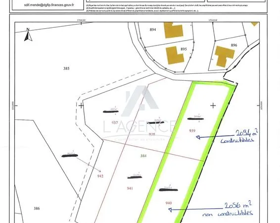 Terrain 4656 m² Saint-Étienne-du-Valdonnez