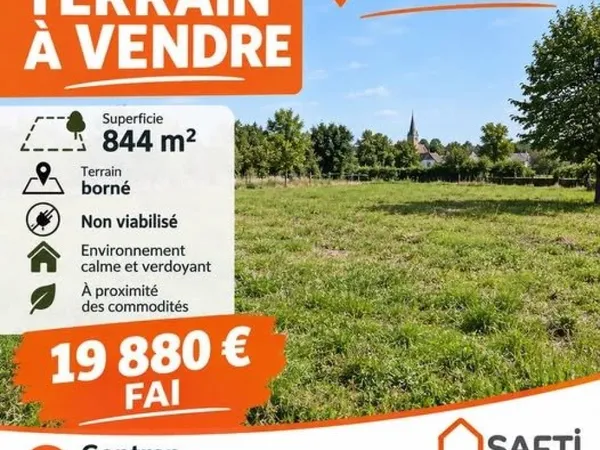 terrain à bâtir viabilisé