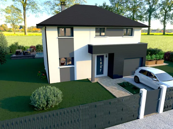 Terrain + maison 112 m²