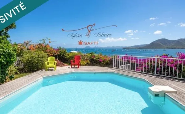 Maison vue mer avec piscine sur Sainte-Anne