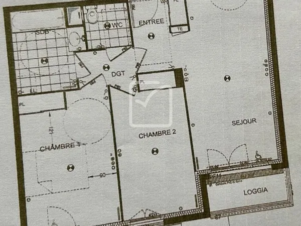 Appartement 3 pièces 59 m²