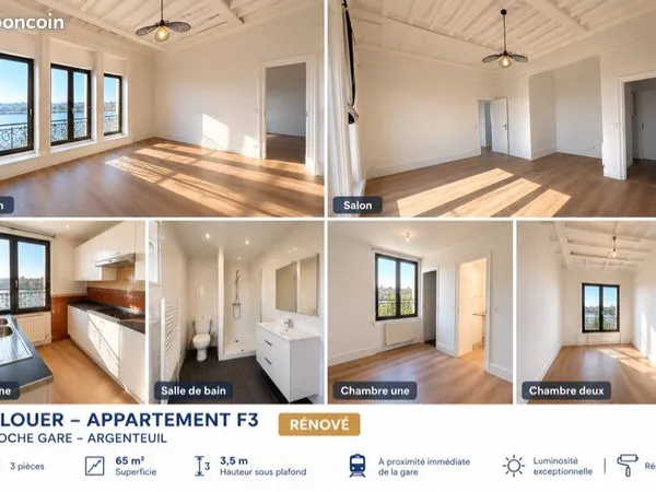 Location F3 Argenteuil