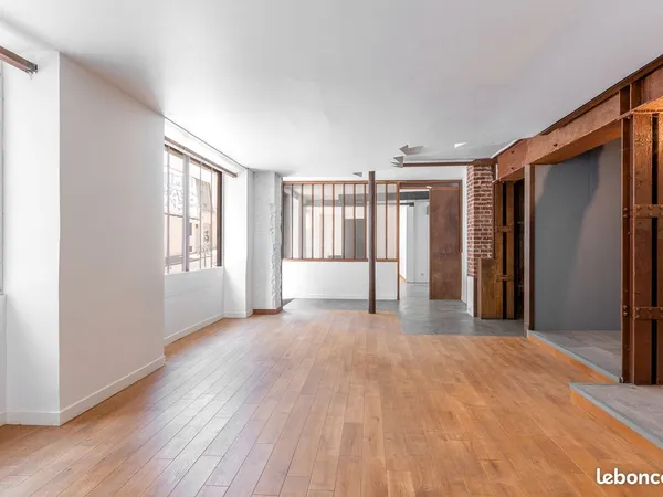 Atelier 1930 · 115 m² · 2 entrées — Paris 20 Jourdain