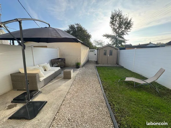 BIZANOS - Appartement meublé type T2 / T1 bis avec jardin privatif et parking