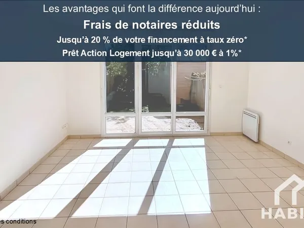 Maison de ville avec jardin + garage