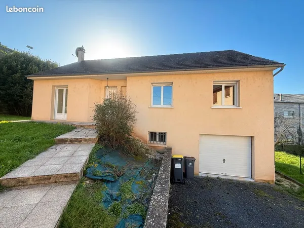 🏡 à louer - maison de plain-pied avec jardin & grand garage - brive-la-gaillarde