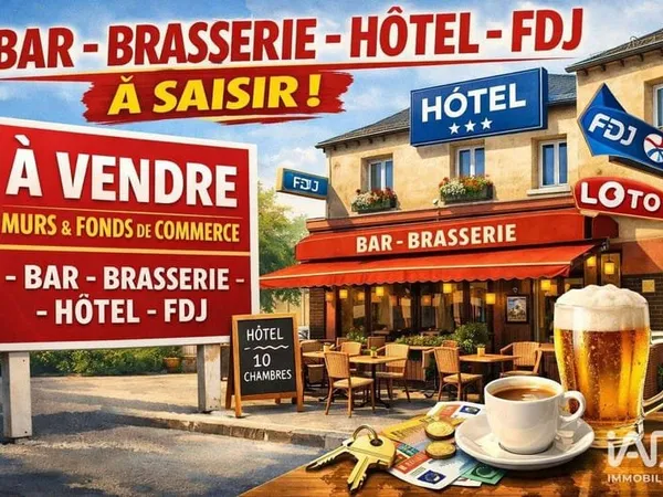 Fonds de commerce 300 m²