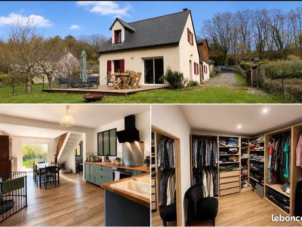 Maison rénovée 128 m² - 3 chambres - 1 050 m² de jardin - à 5 min d'Azay-le-Rideau