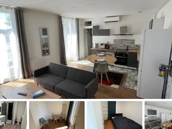 T2 lumineux de 40m² avec balcon— Périgueux