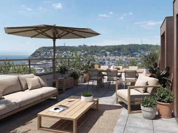 VUE MER T3 TERRASSE + PARKING