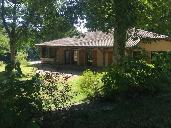 Propriété d'exception de 180 m2 sur 6000 m2 vue magnifique sur un étang en contrebas - castets ( 402