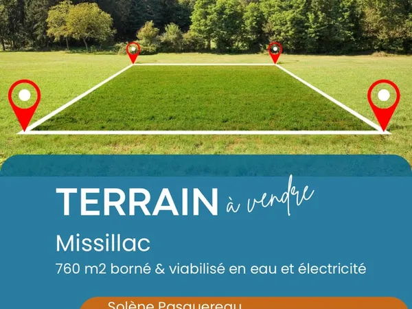Terrain 760 m²