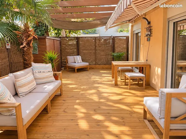 Appartement 2 pièces - Terrasse de 35 m² sans vis-à-vis