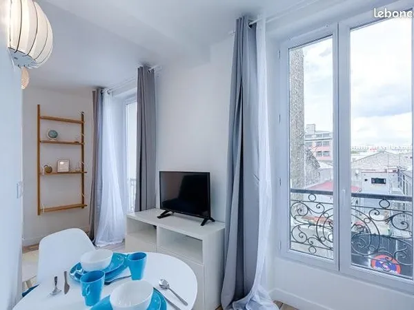 Location studio meublé Paris 19ème