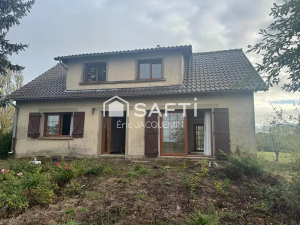 WALY 55250, Pavillon de plain-pied non mitoyen sur sous-sol.