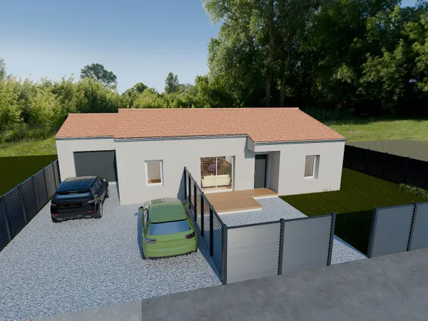 Terrain + maison 104 m²