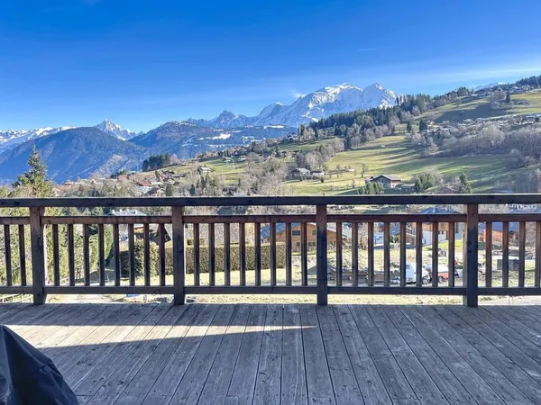 Chalet de super-luxe 6 chambres face au Mt Blanc