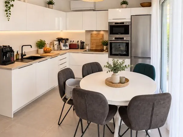 T3 meublé - Terrasse 32 m² - Garage - Proche douane Divonne Crassier