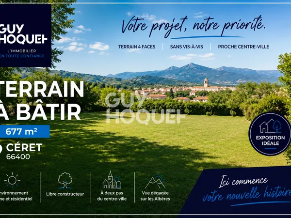 Terrain Ceret 677 m2