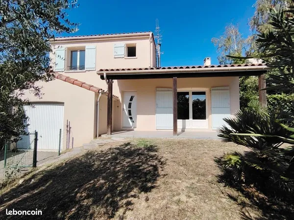 Maison familiale T4 de 103 m² - Terrain 509 m² - Garage - Saint-Jean (31240) - 378 000