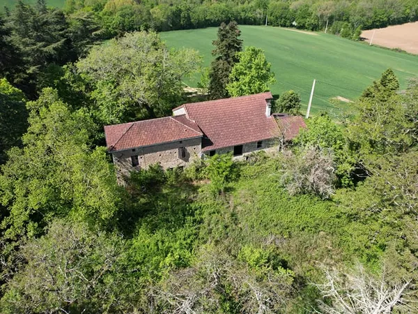 A vendre Maison en pierre à rénover avec grand terrain a 20 min d'Agen