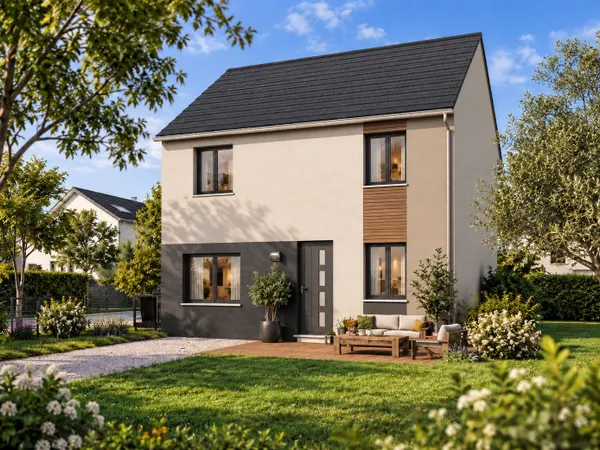 Terrain + maison 87 m²