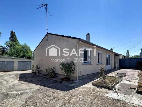 Maison de plain-pied 104m² environ située dans un environnement calme
