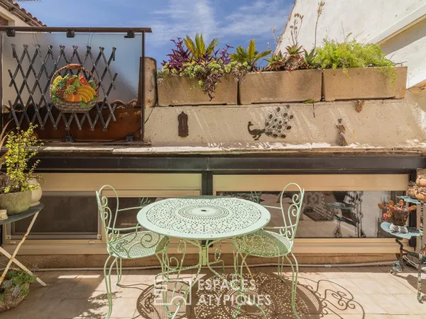 Maison de caractère avec terrasse à deux pas du littoral