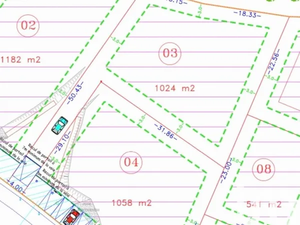 Terrain 1024 m² Beziers