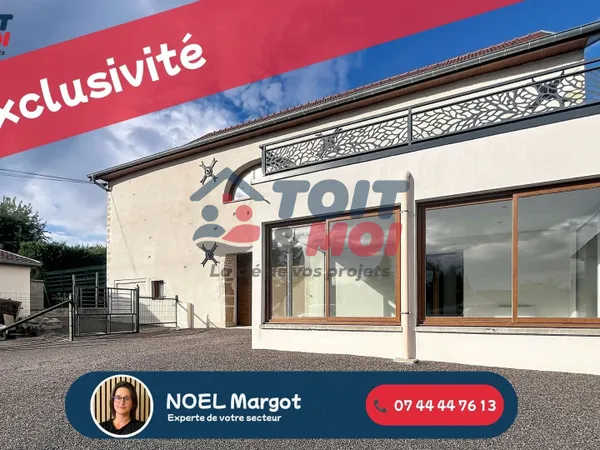 Grande maison familiale, studio indépendant et combles aménageables.