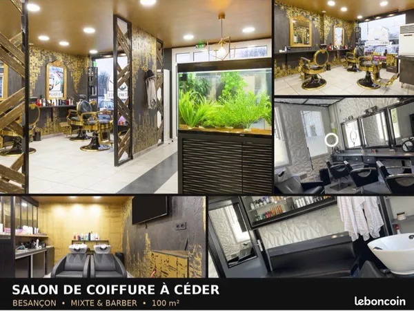 À VENDRE - Salon de coiffure mixte & barber - 100 m² - Besançon