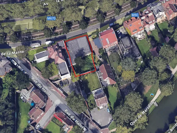 Vends terrain 400m² Tourcoing