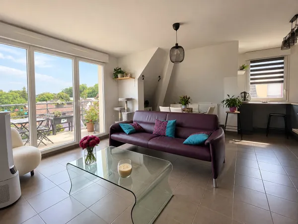 Appartement F3 de 68m² avec terrasse