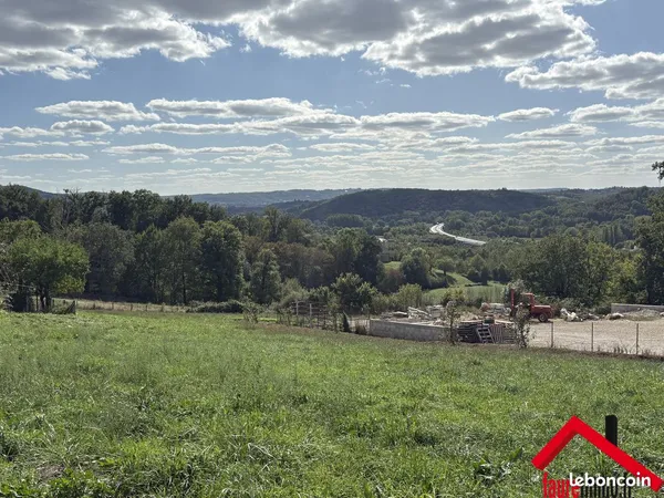 Terrain 1000 m² Ussac
