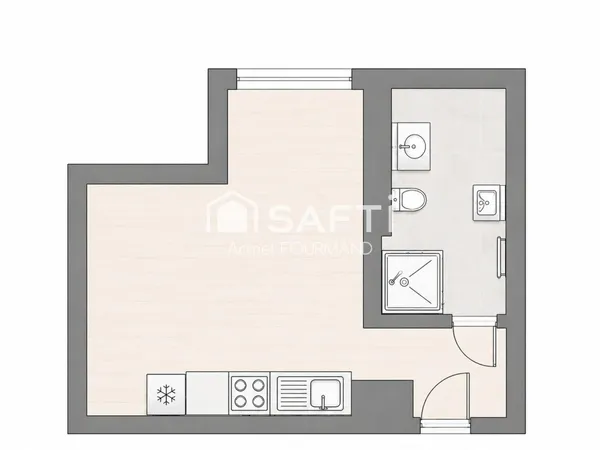 Studio rénové avec parking - Saint-Gelais, aux portes de Niort
