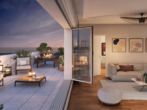 T4 NEUF 87 M² + TERRASSE EXCEPTIONNELLE DE 77 M² - DERNIER ÉTAGE