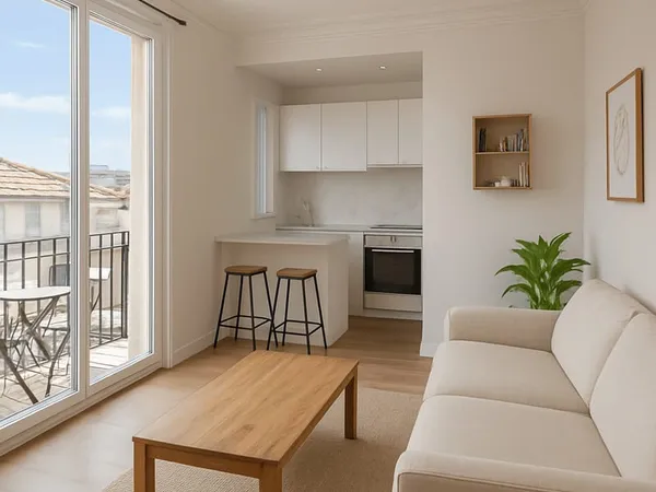 Appartement 2 pièces 39 m²