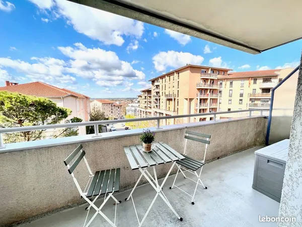 TOULOUSE JOLIMONT T1bis meublé - balcon - parking