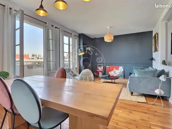 3 pièces 77m2 vue sur Paris métro mairie de Montrouge