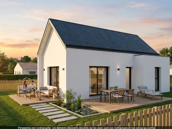 Maison neuve 3 pièces 47 m²