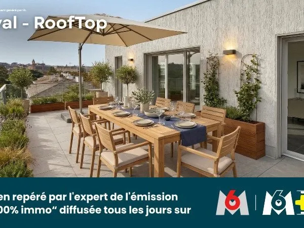 T5 Rooftop Neuf 132 m² + Terrasses Xxl Laval Centre