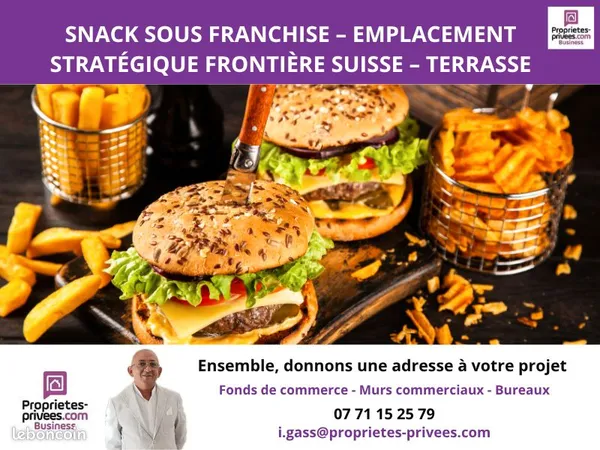 Fonds de commerce snack 35 m²