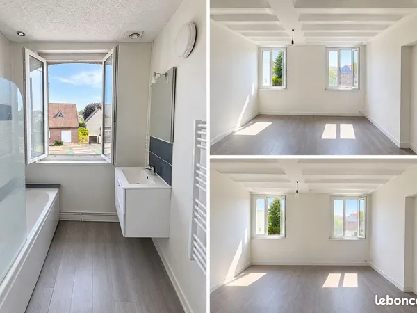 Appartement T3 rénové - Centre-ville d'Annezin - 1er et dernier étage