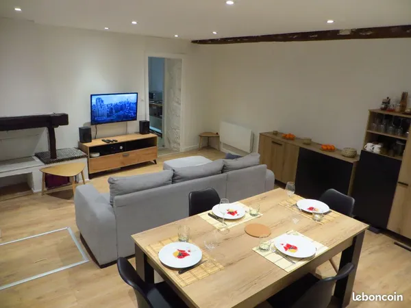 MAISON MEUBLÉE RÉNOVÉE 75m² : COLOCATION 2 PERSONNES