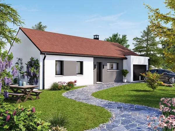 Terrain + maison 95 m²