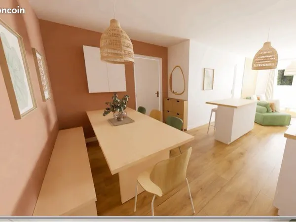 Colocation moderne de 4 chambres - 85 m² rénovés - à 15 minutes à pied de la gare de chartres