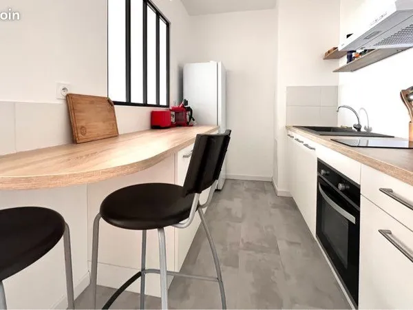 Appartement T2 rénové et lumineux