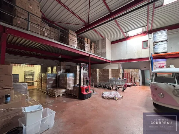 Locaux d'activité de 560 m2 avec 5 bureaux un open space et