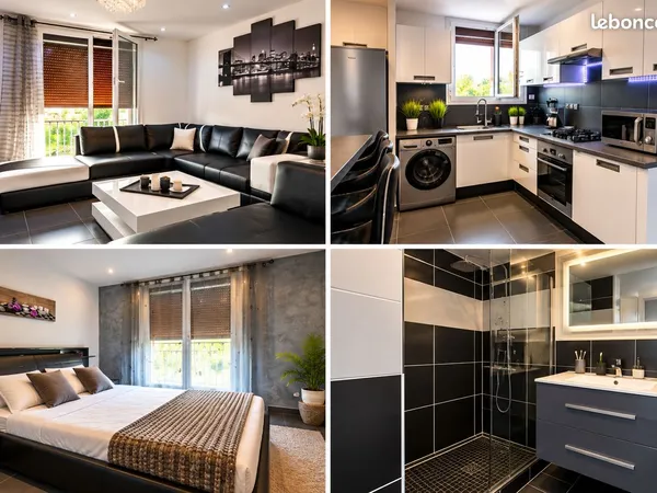 Appartement T4 rénové - 69 m² - 3 chambres - Salon-de-Provence